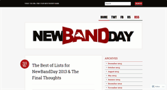 Desktop Screenshot of newbandday.com